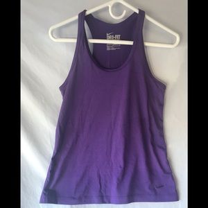 Nike dri fit women’s cotton blend tank Size M